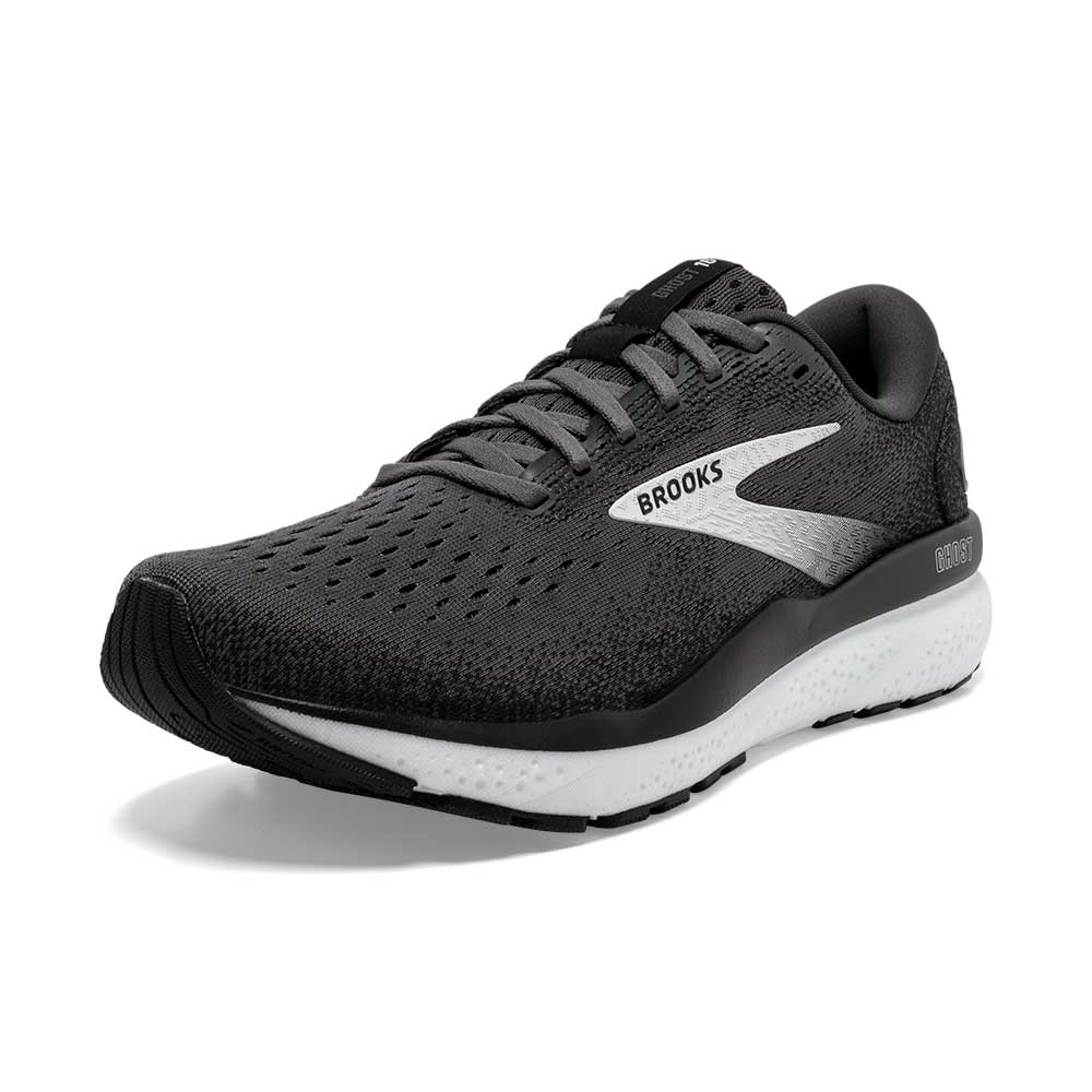 Men's Ghost 16 Running Shoe - Black/Grey/White - Regular (D)