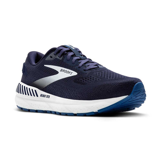 Men's Beast GTS 24 Running Shoe - Peacoat/True Navy/White - Wide (2E)