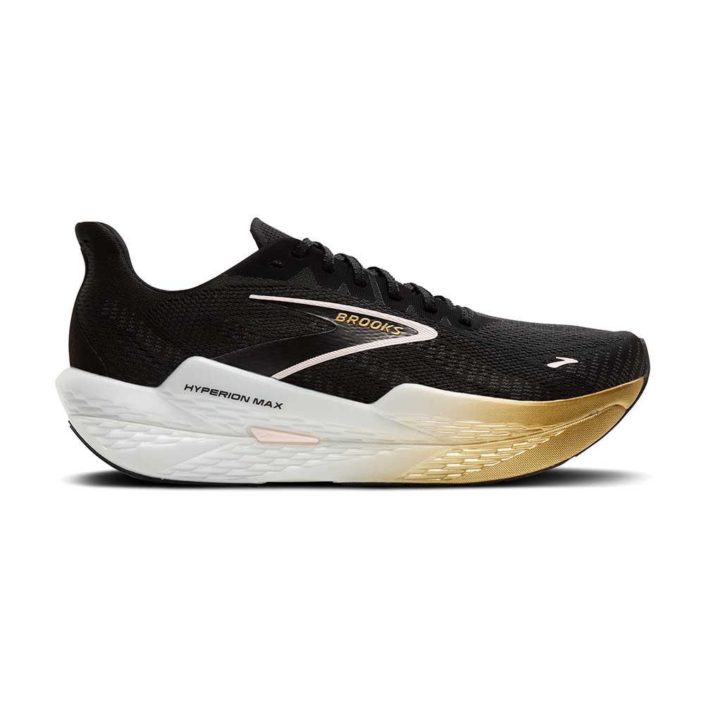 Men's Hyperion Max Running Shoe Black/Gold/Pink Regular (D