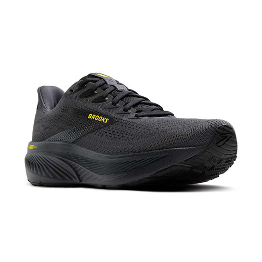 Men's Ghost 17 Running Shoe - Ebony/Black/Yellow - Regular (D)