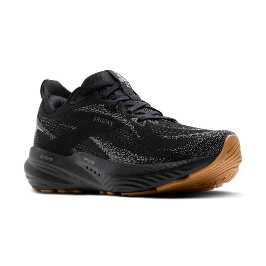 Men's Glycerin 22 Running Shoe - Black/Primer Gray/Biscuit - Regular (D)