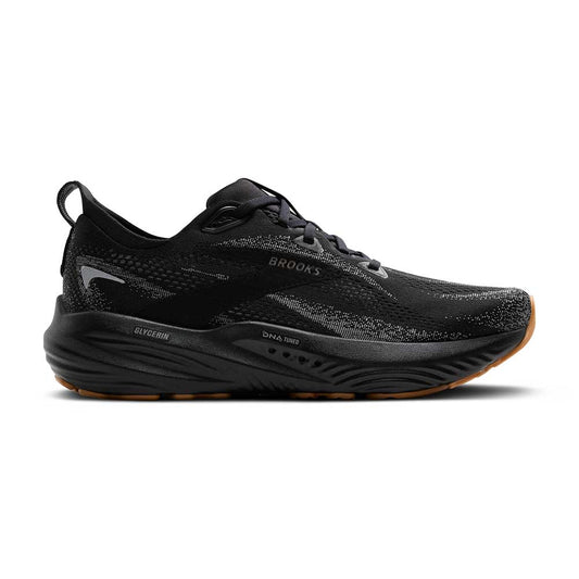 Men's Glycerin 22 Running Shoe - Black/Primer Gray/Biscuit - Regular (D)