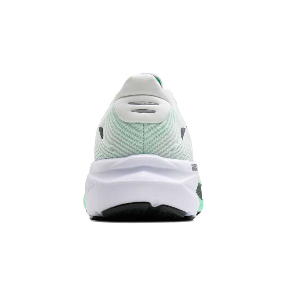 Men's Ghost 18 Running Shoe - White/Spring Bud/Spruce - Regular (D)