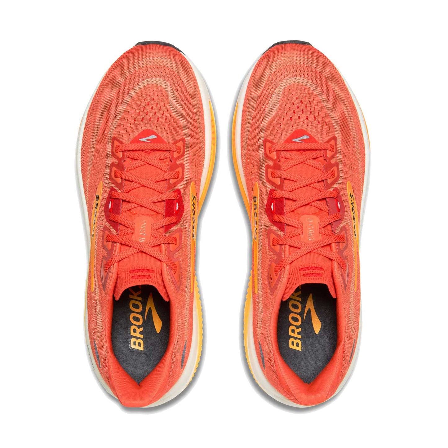 Men's Ghost 18 Running Shoe - Tigerlily/Orange/Pearl - Regular (D)