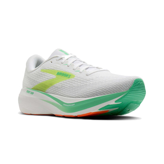 Men's Ghost Amp - White/Paradise Green/Nightlife - Regular (D)