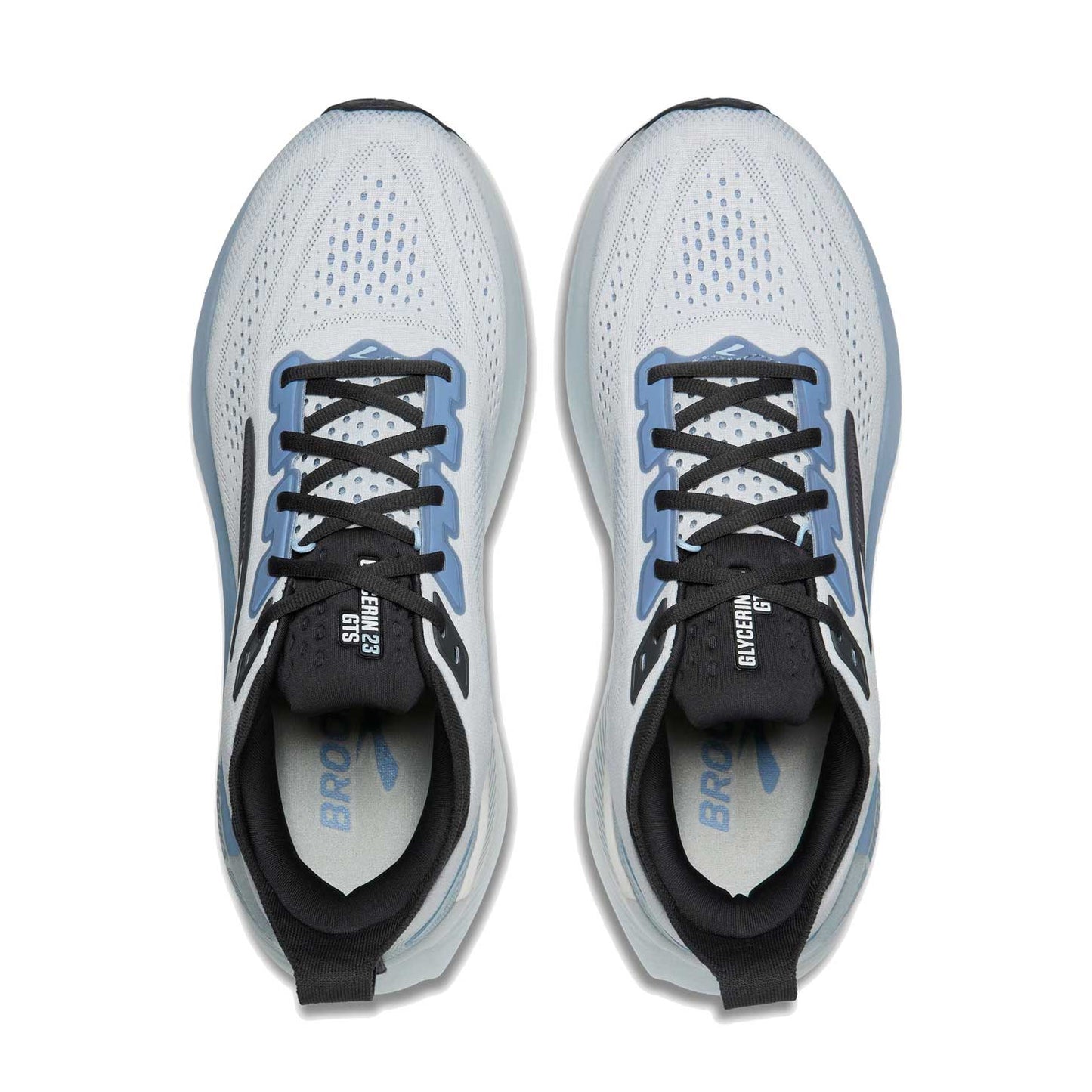 Men's Glycerin GTS 23 Running Shoe - White/Rain/Baltic Sea - Regular (D)
