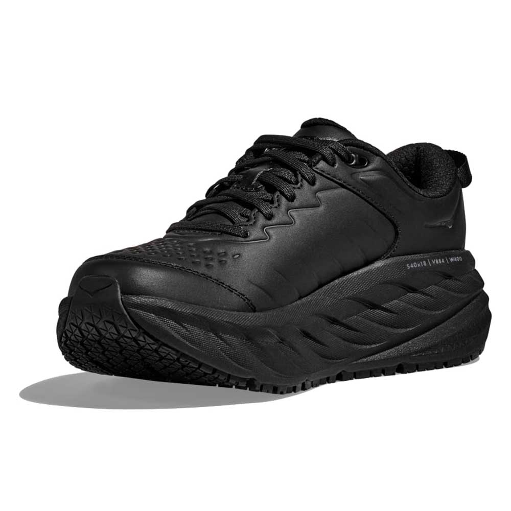 Men's Bondi SR Running Shoe - Black/Black - Wide (2E)