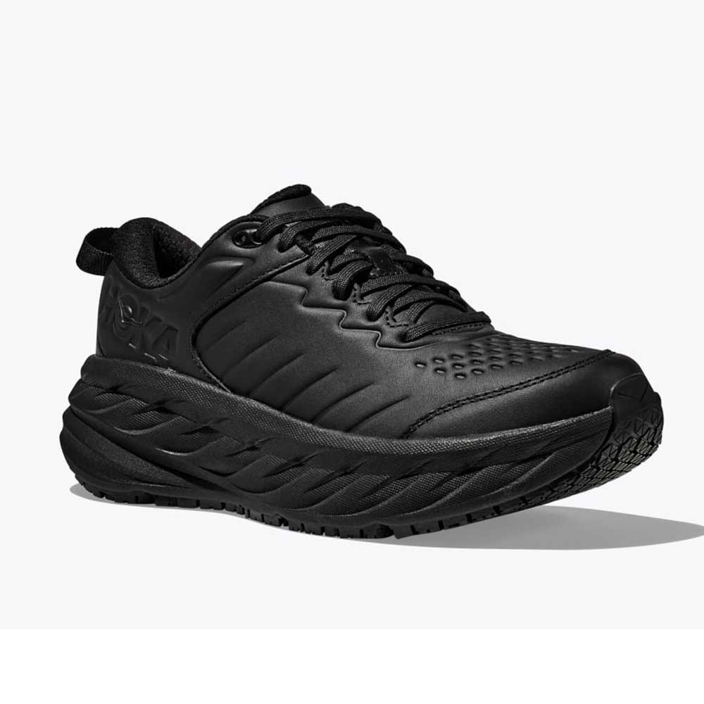 Men's Bondi SR Running Shoe - Black/Black - Wide (2E)