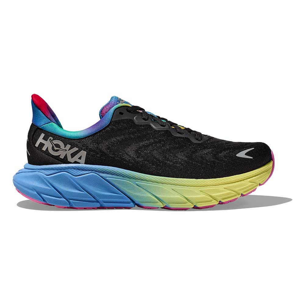 Men's Arahi 6 Running Shoe - Black/Silver - Regular (D)