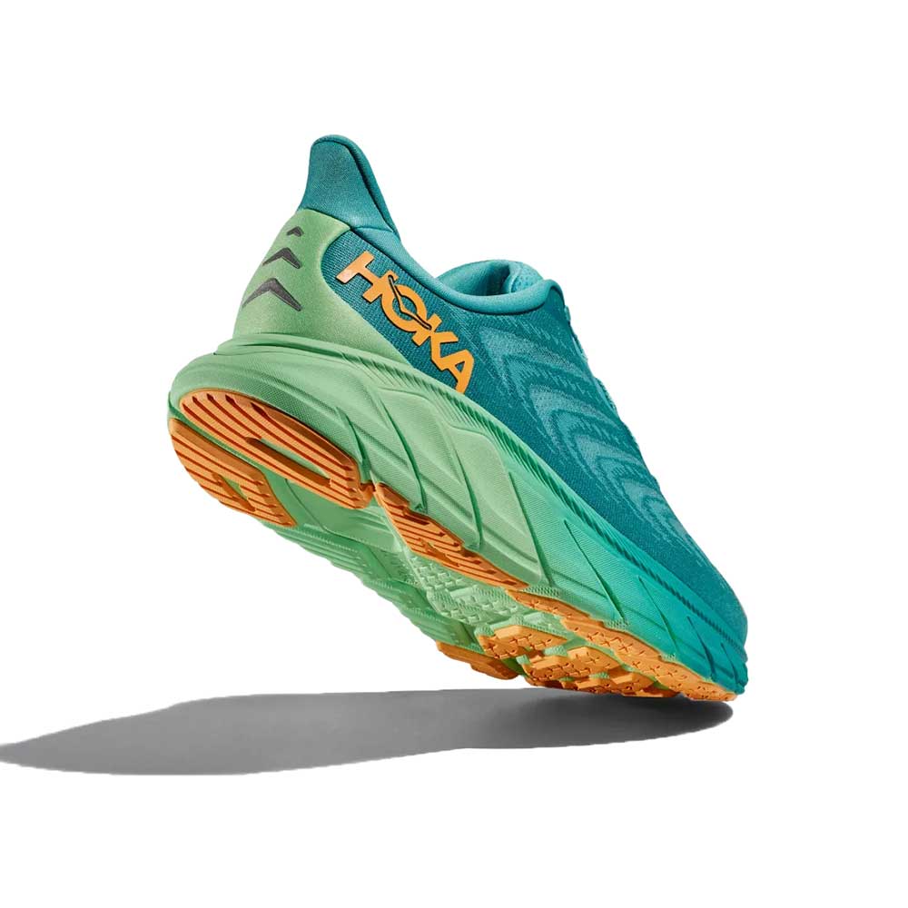 Men's Arahi 6 Running Shoe - Ocean Mist/Lime Glow - Regular (D)