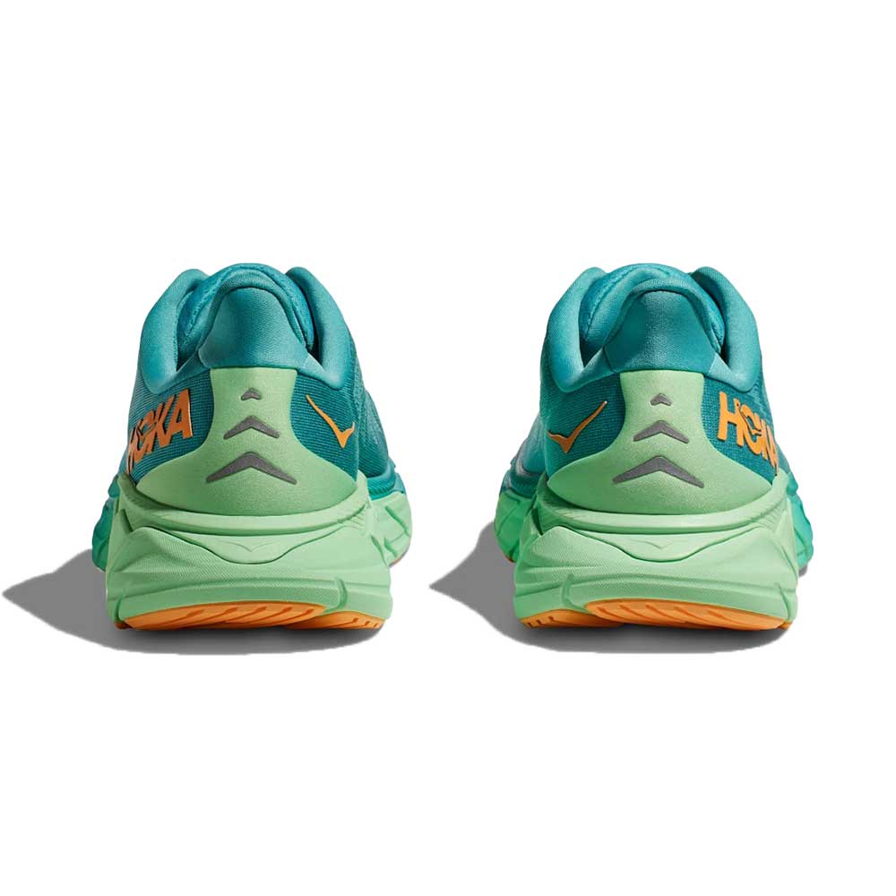 Men's Arahi 6 Running Shoe - Ocean Mist/Lime Glow - Regular (D)