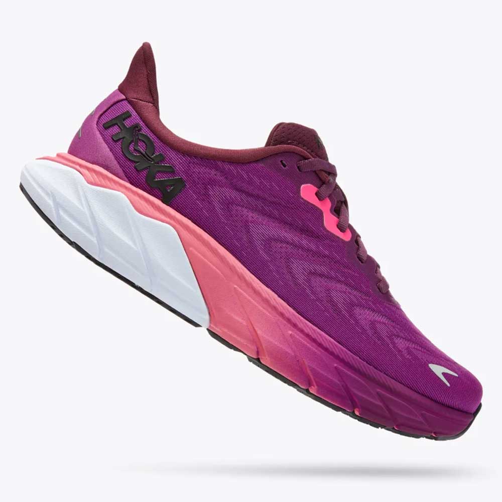 Women's Arahi 6 Running Shoe - Grape Wine/Beautyberry- Regular (B)