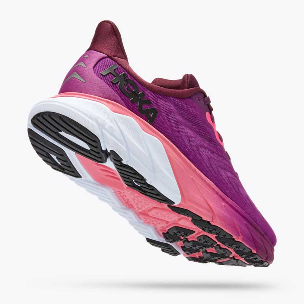 Women's Arahi 6 Running Shoe - Grape Wine/Beautyberry- Regular (B)