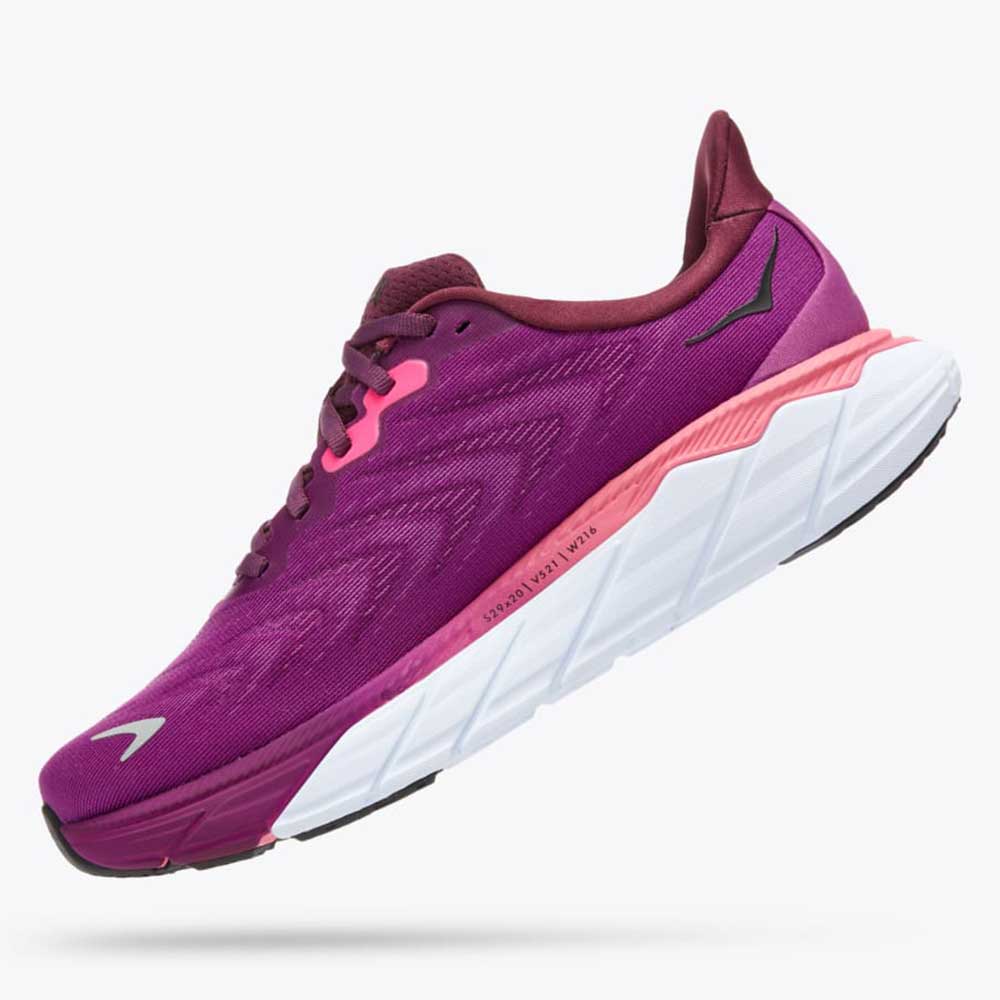Women's Arahi 6 Running Shoe - Grape Wine/Beautyberry- Regular (B)