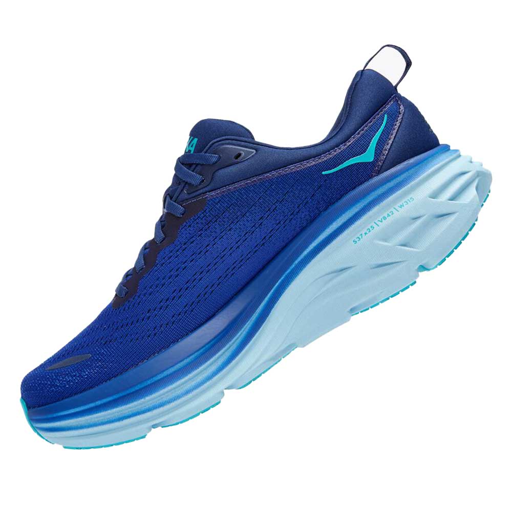 Men's Bondi 8 Running Shoe - Bellwether Blue/Bluing - Regular (D)