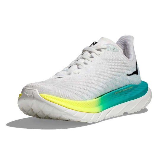 Men's Mach 5 Running Shoe - White/Blue Glass - Regular (D)