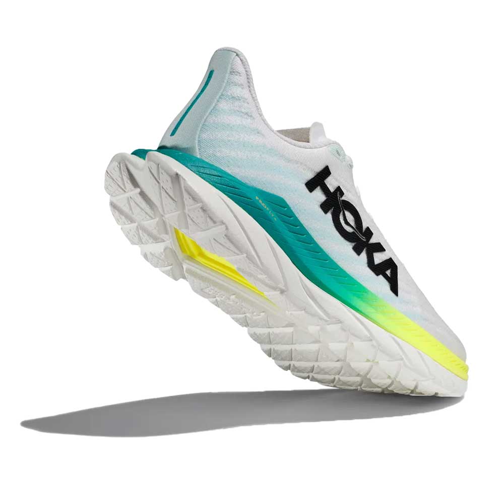 Men's Mach 5 Running Shoe - White/Blue Glass - Regular (D)