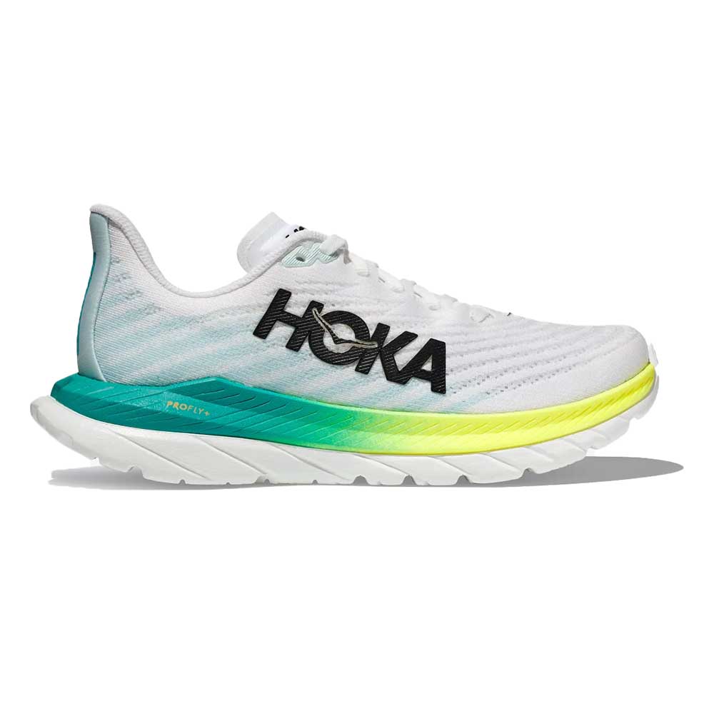 Women's Mach 5 Running Shoe - White/Blue Glass - Regular (B)