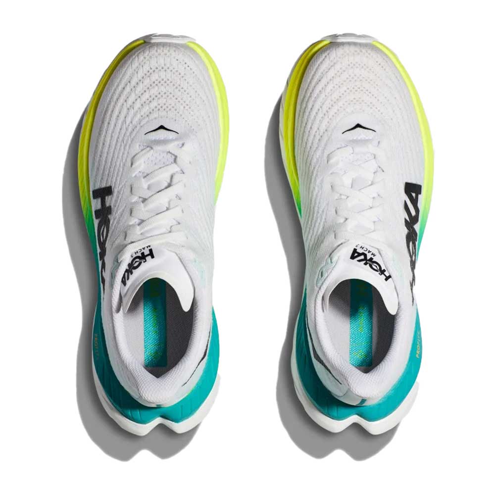 Women's Mach 5 Running Shoe - White/Blue Glass - Regular (B)
