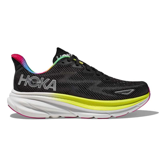 Men's Clifton 9 Running Shoe - Black/All Aboard - Regular (D)