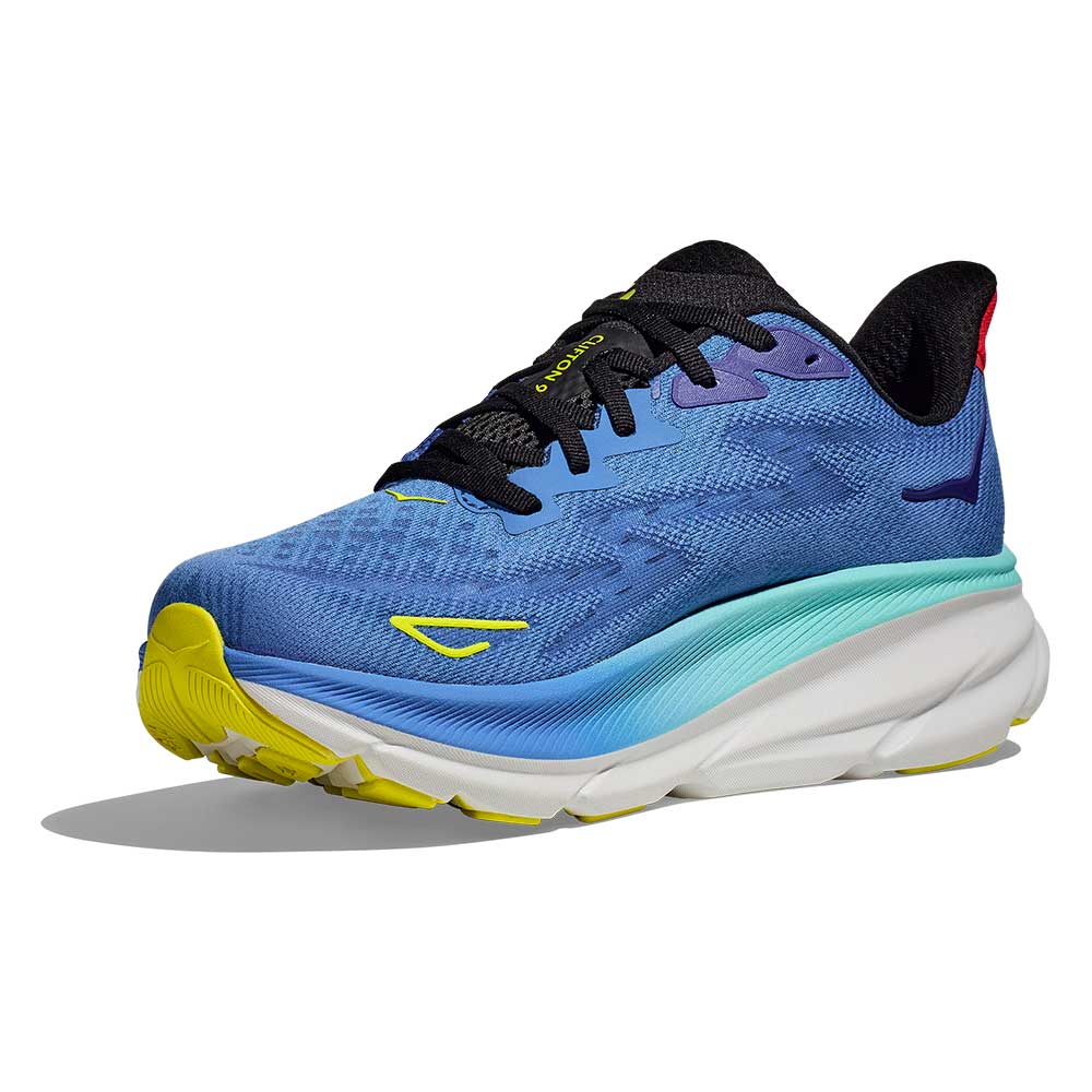 Men's Clifton 9 Running Shoe - Virtual Blue/Cerise - Regular (D)