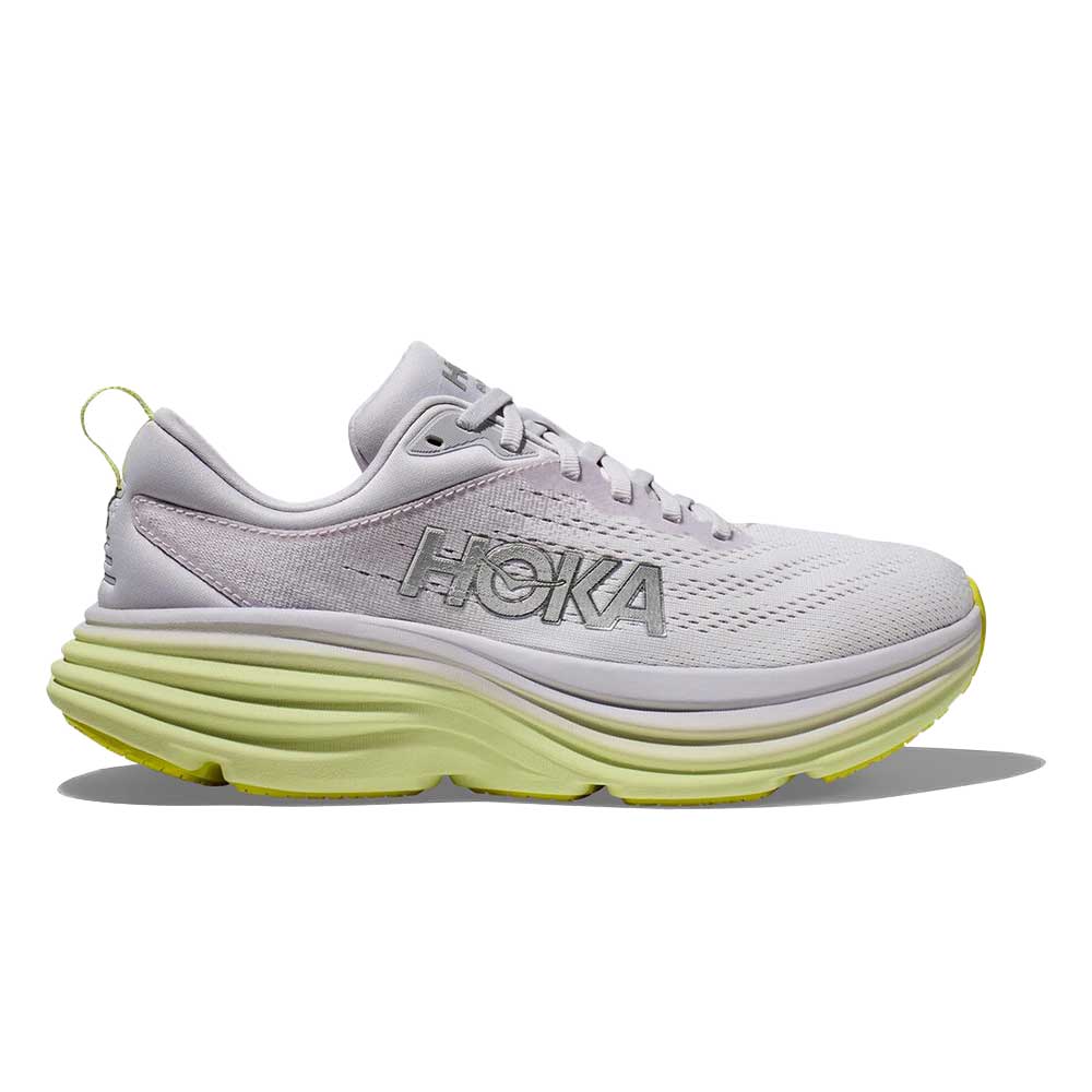 Women's Bondi 8 Running Shoe - Nimbus Cloud/Luminary Green - Regular (B)