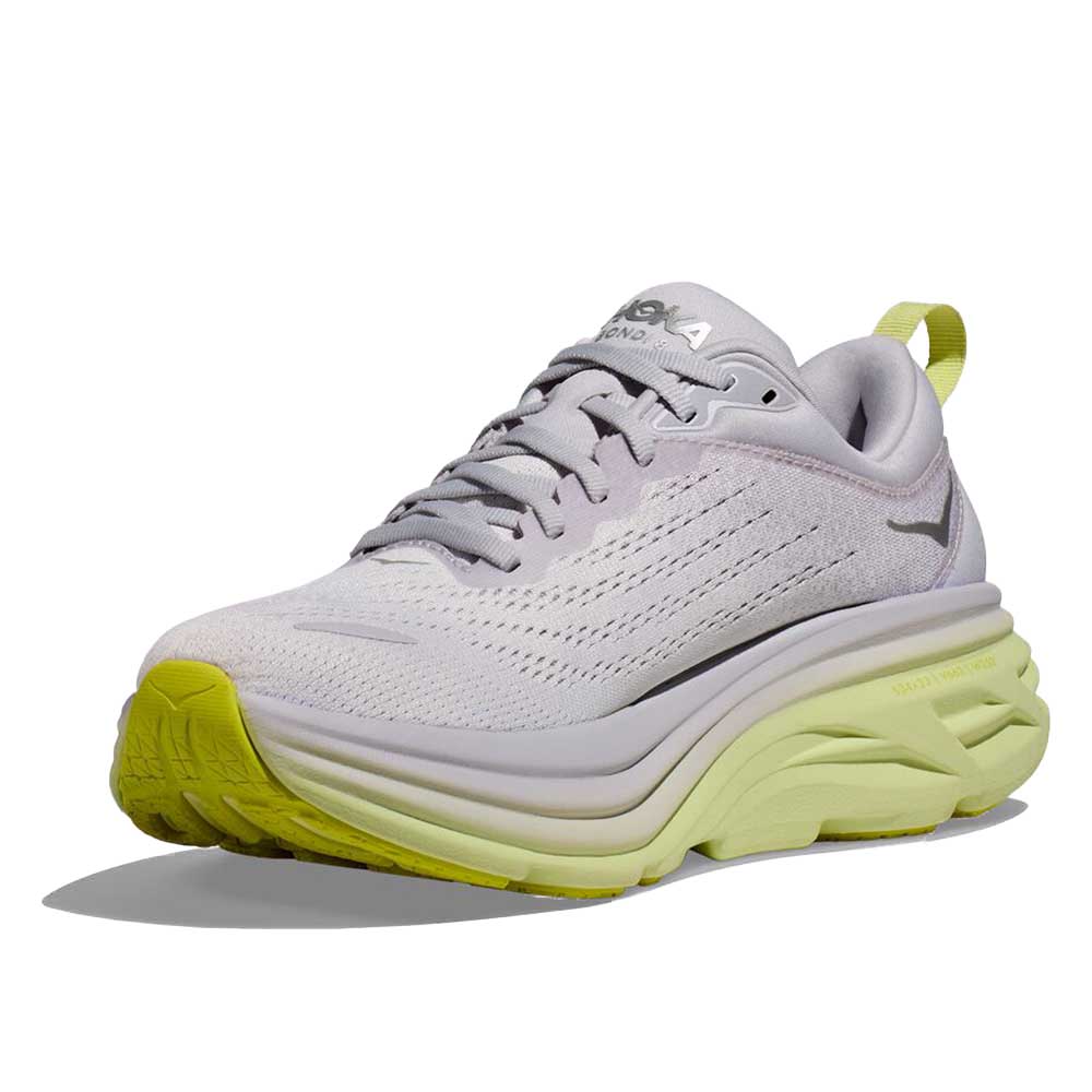 Women's Bondi 8 Running Shoe - Nimbus Cloud/Luminary Green - Regular (B)