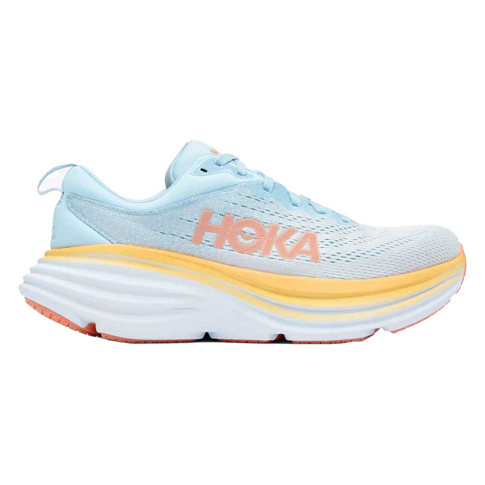 Women's Bondi 8 Running Shoe- Summer Song/Country Air- Regular (B)