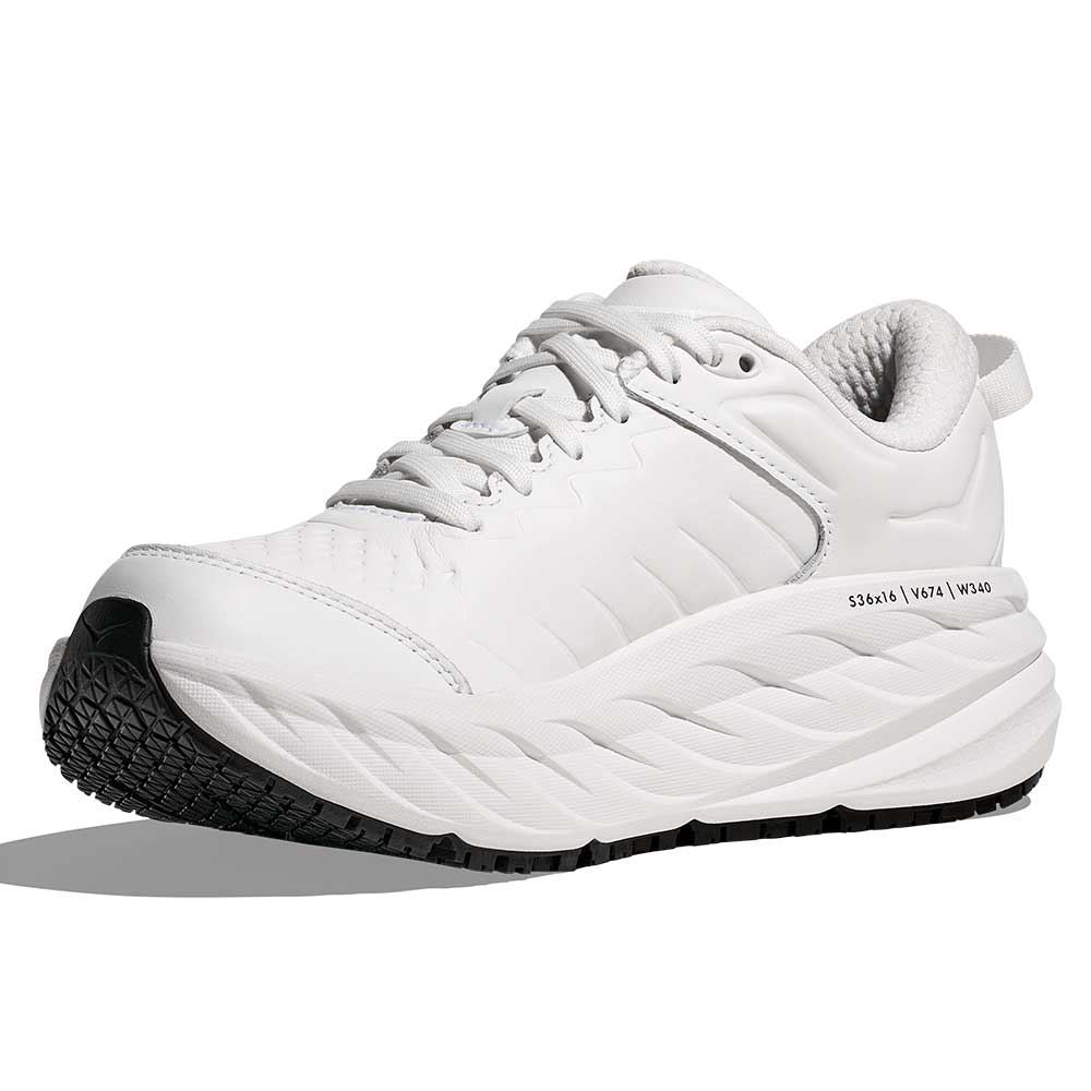 Women's Bondi SR Running Shoe - Frost/Frost - Wide (D)