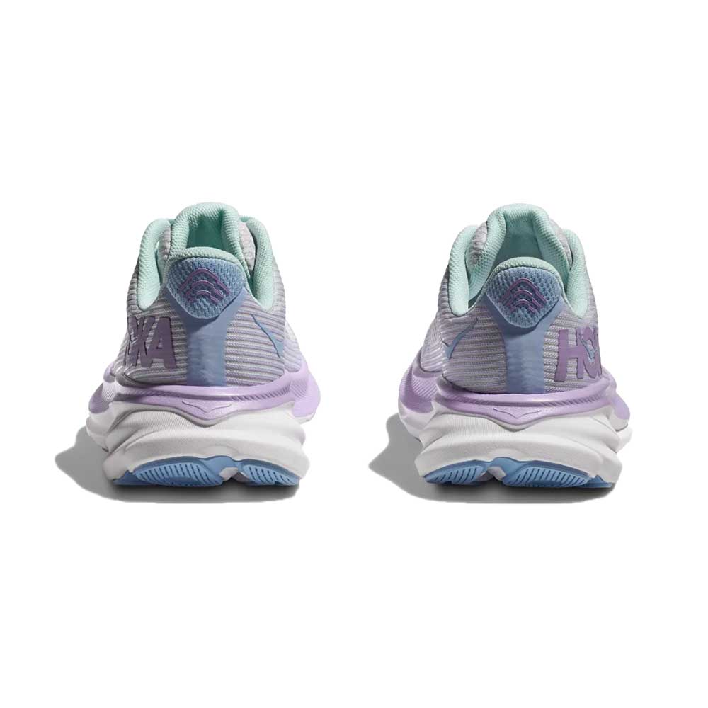 Youth Clifton 9 Running Shoe - Sunlit Ocean/Lilac Mist - Regular (D)