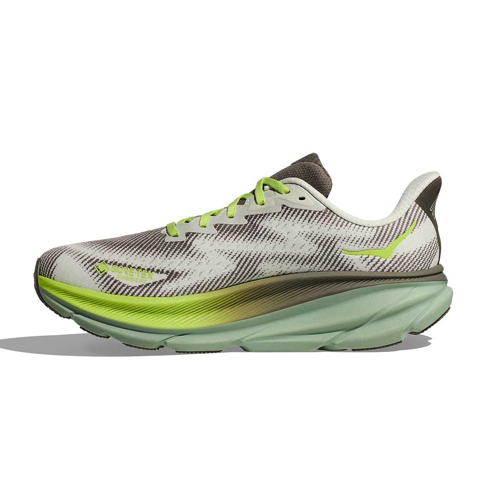 Men's Clifton 9 GTX Running Shoe - Slate/Aloe Vera - Regular (D)