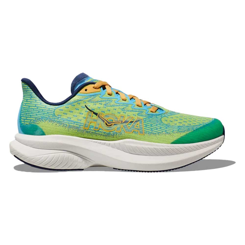 Youth Mach 6 Running Shoe - Lettuce/Bellwether Blue - Regular (M)