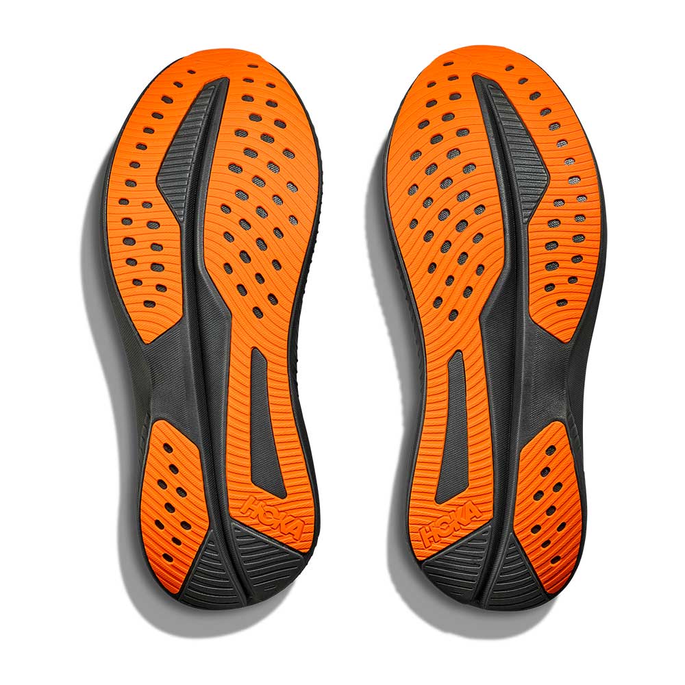 Men's Mach 6 Running Shoe - Black/Electric Tangerine - Regular (D)
