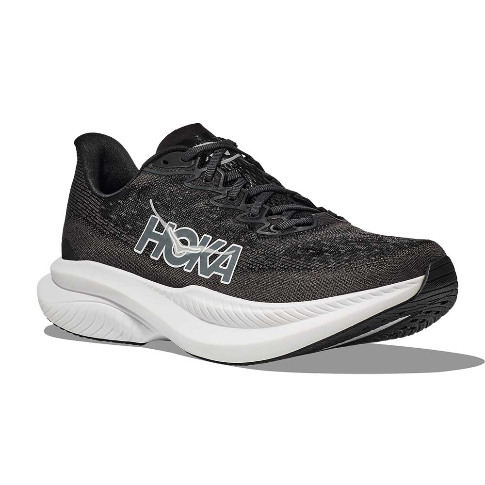 Men's Mach 6 Running Shoe - Black/White - Regular (D)