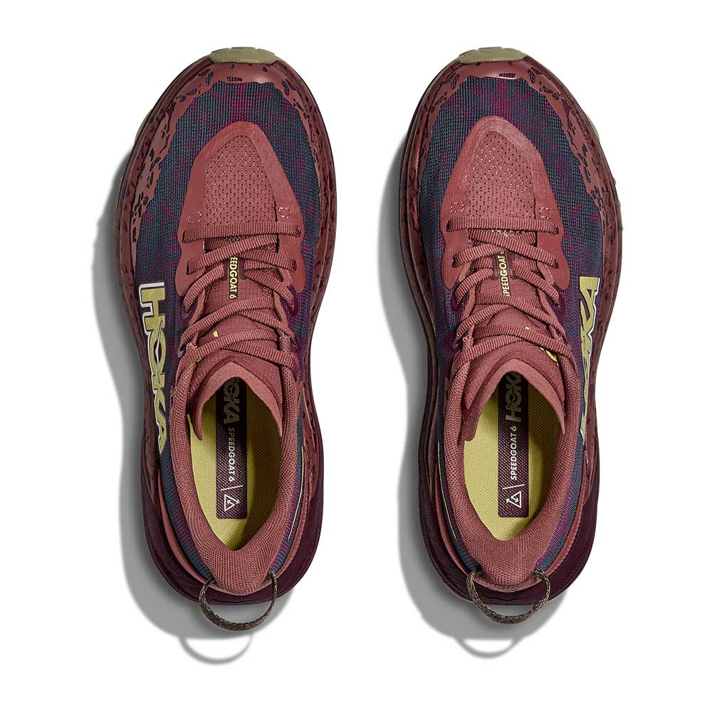 Women's Speedgoat 6 Trail Running Shoe - Rouge/Black Cherry - Regular (B)