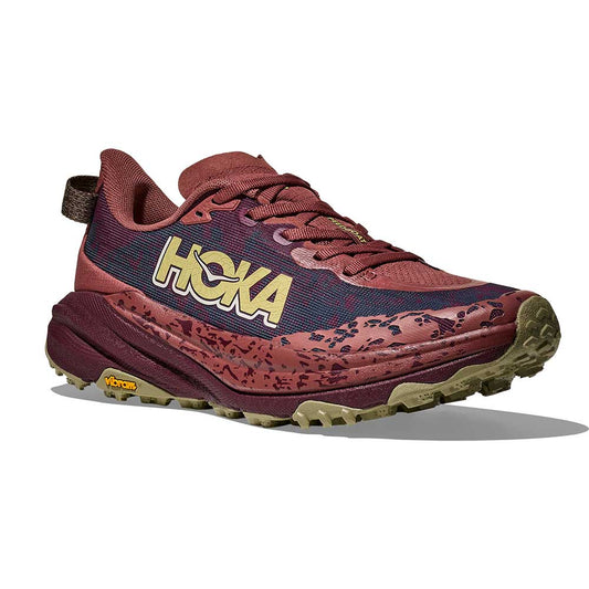 Women's Speedgoat 6 Trail Running Shoe - Rouge/Black Cherry - Regular (B)
