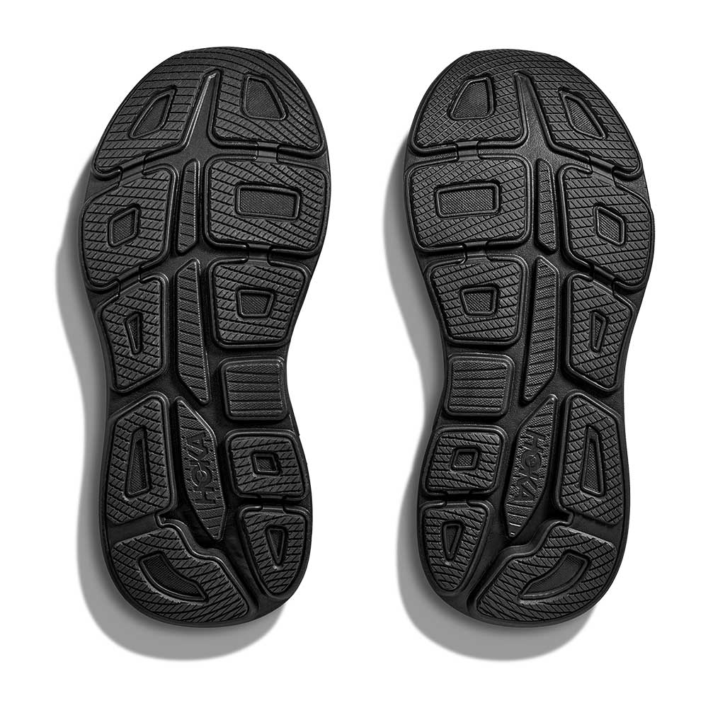 Men's Bondi 9 Running Shoe - Black/Black - Wide (2E)