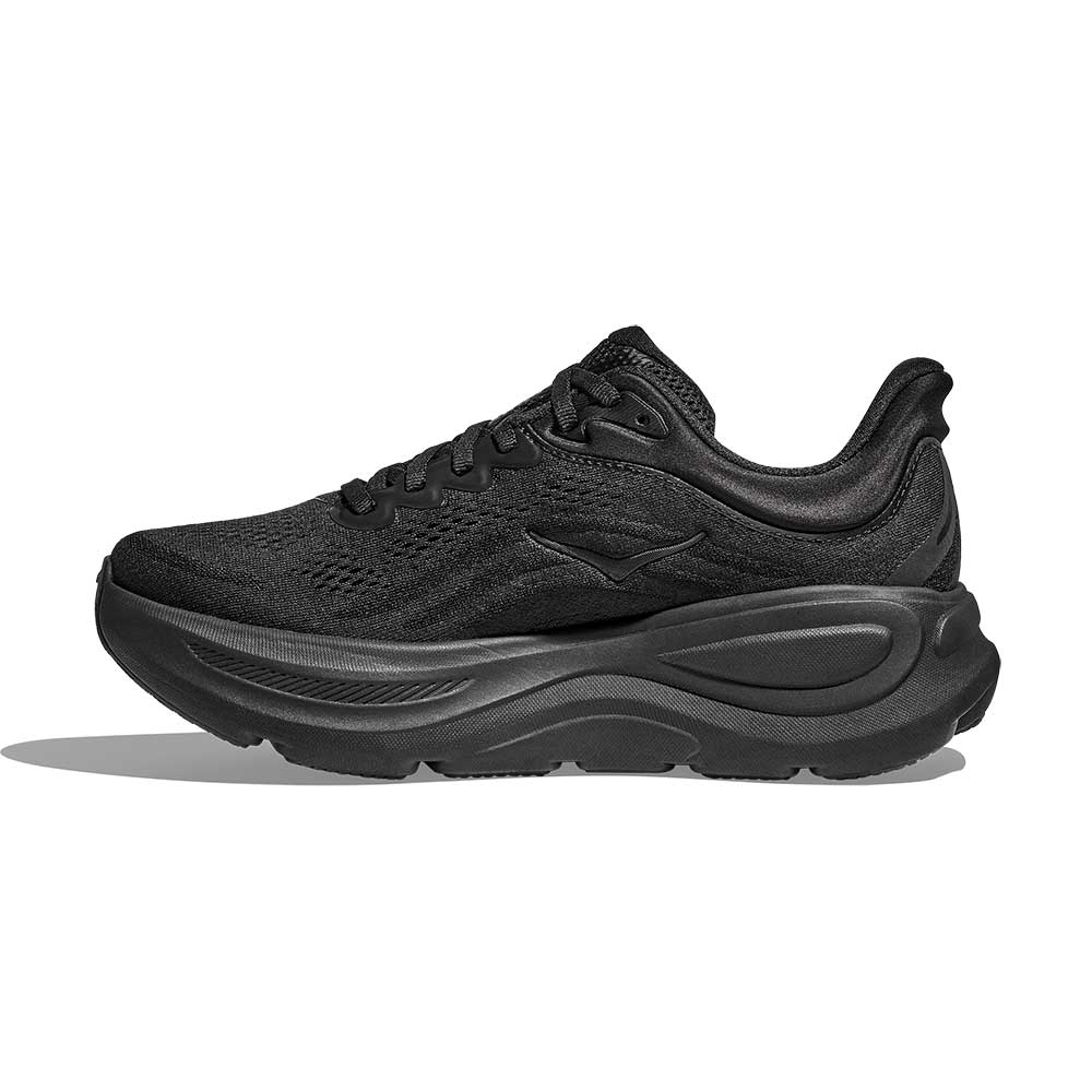 Men's Bondi 9 Running Shoe - Black/Black - Wide (2E)