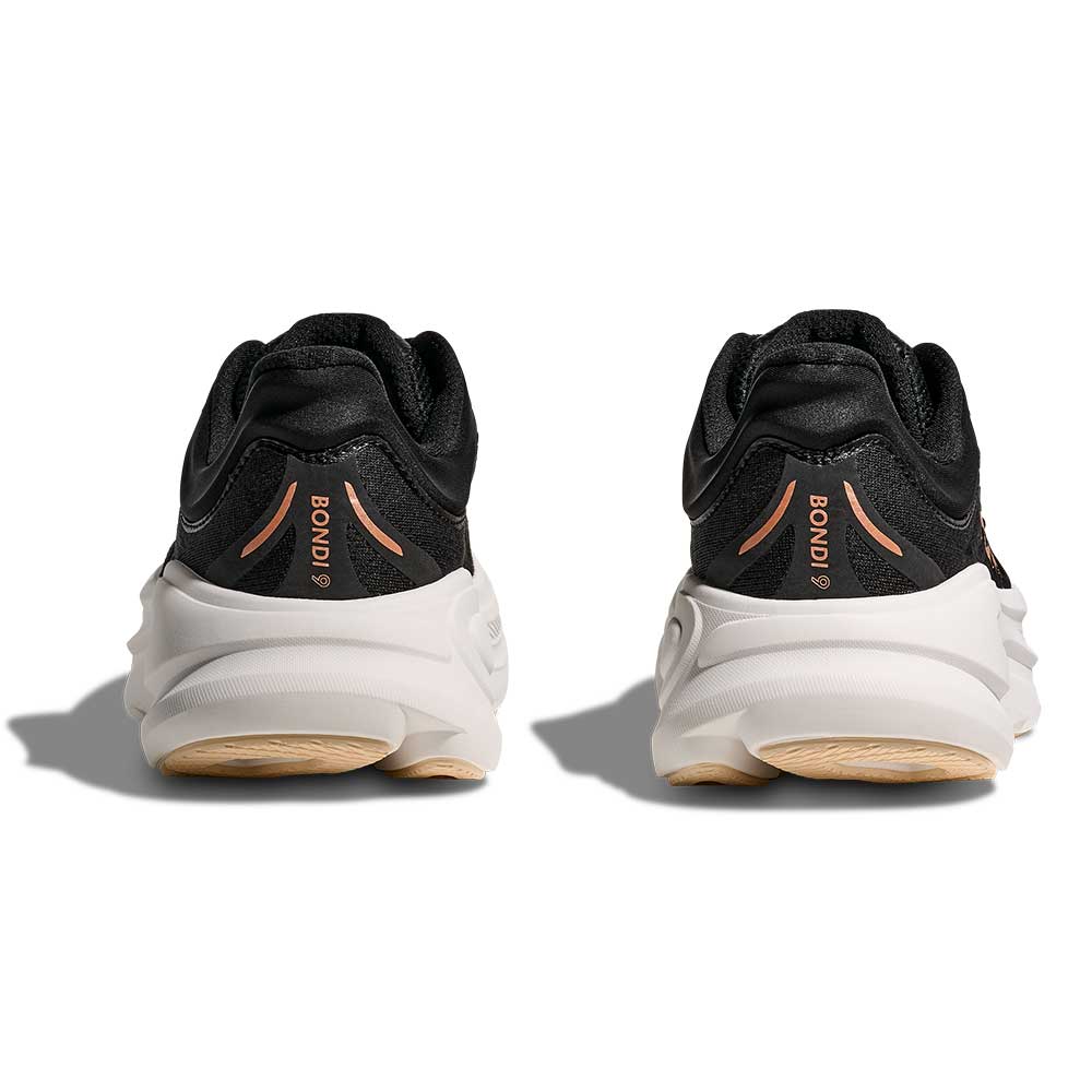 Women's Bondi 9 Running Shoe - Black/Rose Gold - Regular (B)