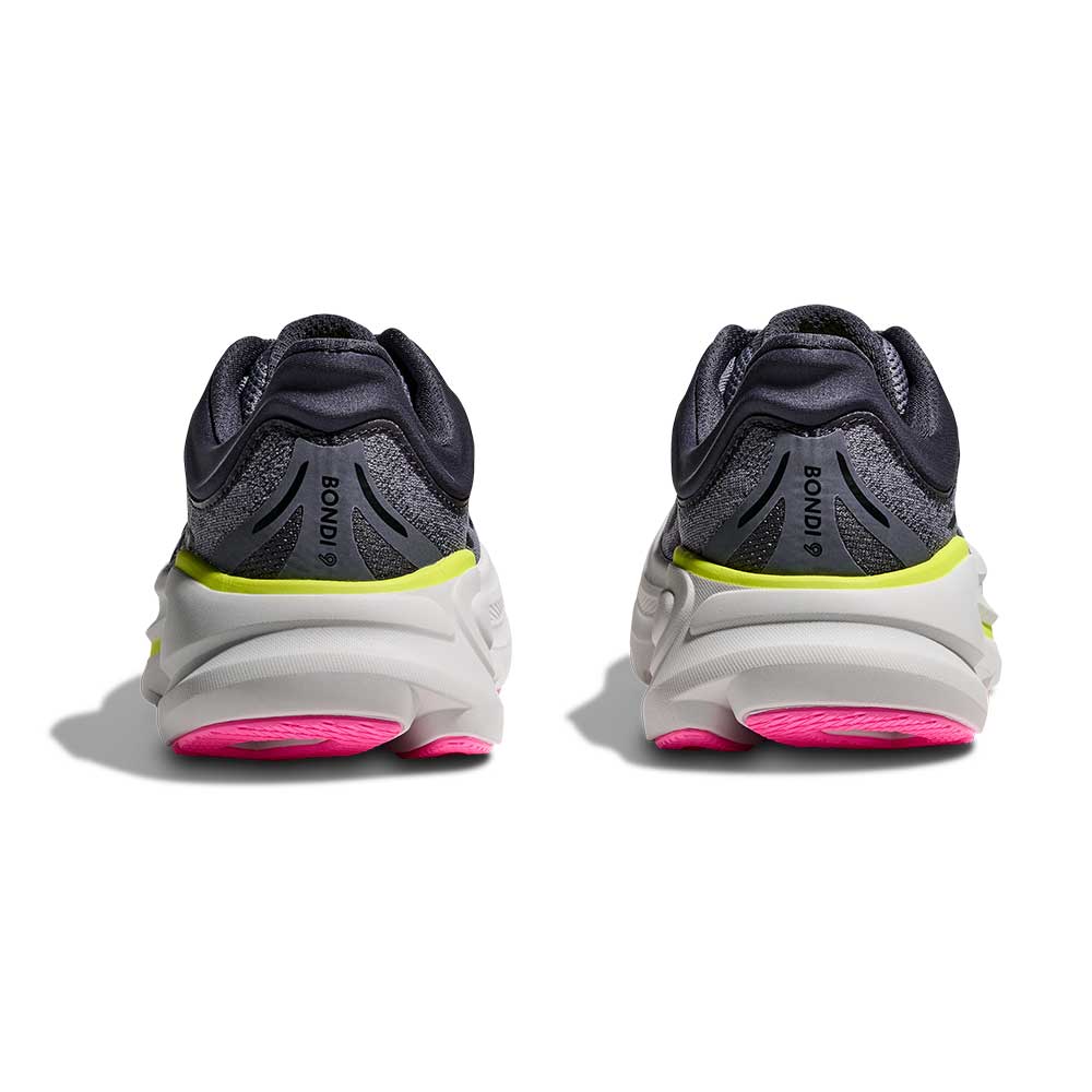 Women's Bondi 9 Running Shoe - Charcoal Grey/Grey Skies - Regula (B)