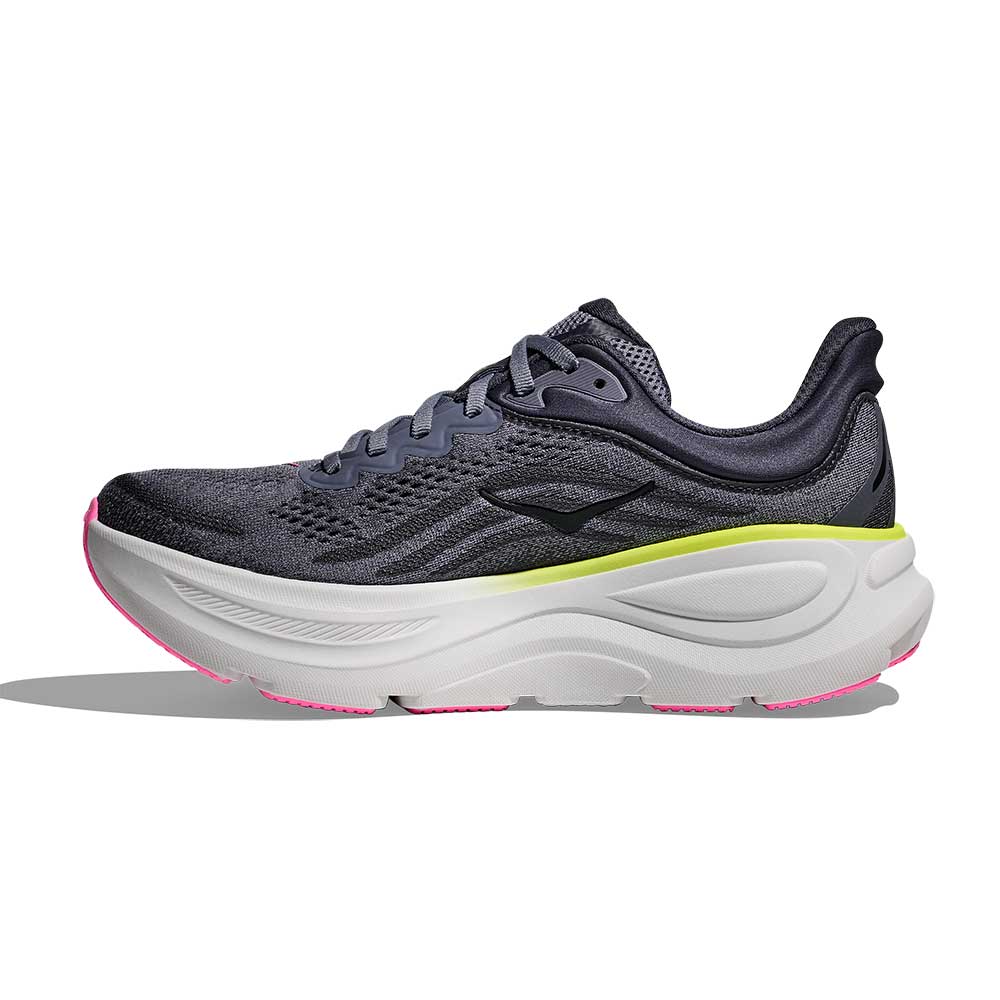 Women's Bondi 9 Running Shoe - Charcoal Grey/Grey Skies - Regula (B)