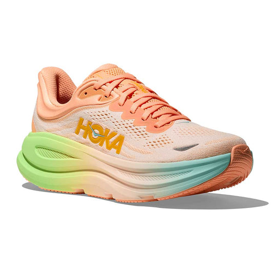 Women's Bondi 9 Running Shoe - Frost/Pale Tangerine - Regular (B)