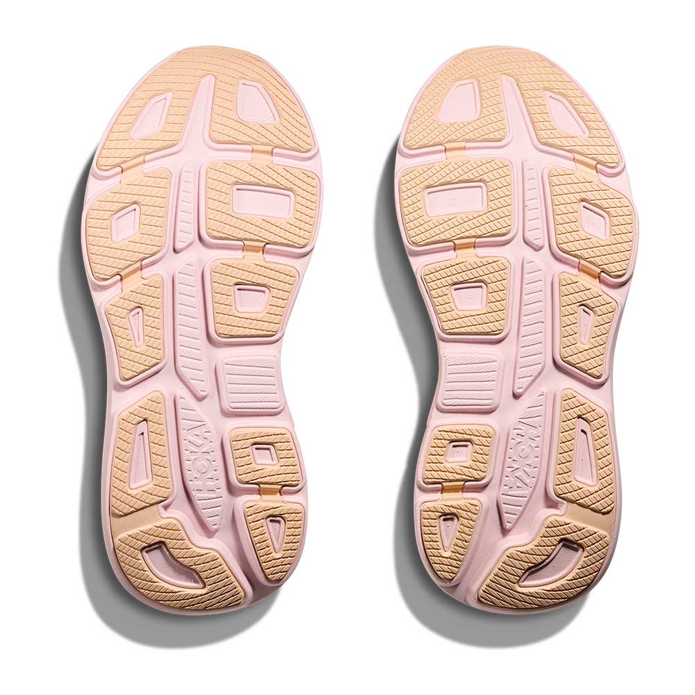 Women's Bondi 9 Running Shoe - Lilac Cream/Tangerine Glow - Regular (B)