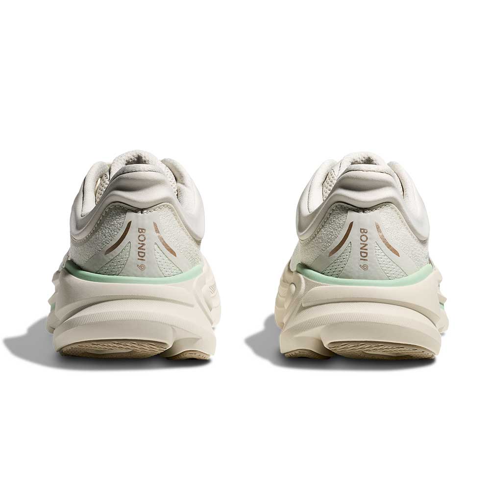 Women's Bondi 9 Running Shoe - Truffle Salt/Sea Glass - Wide (D)
