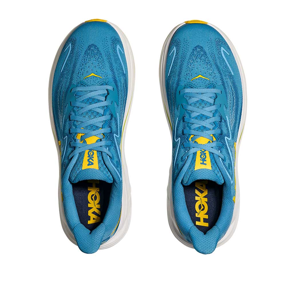 Men's Clifton 10 Running Shoe - Alpine Blue/Foggy Night - Regular (D)