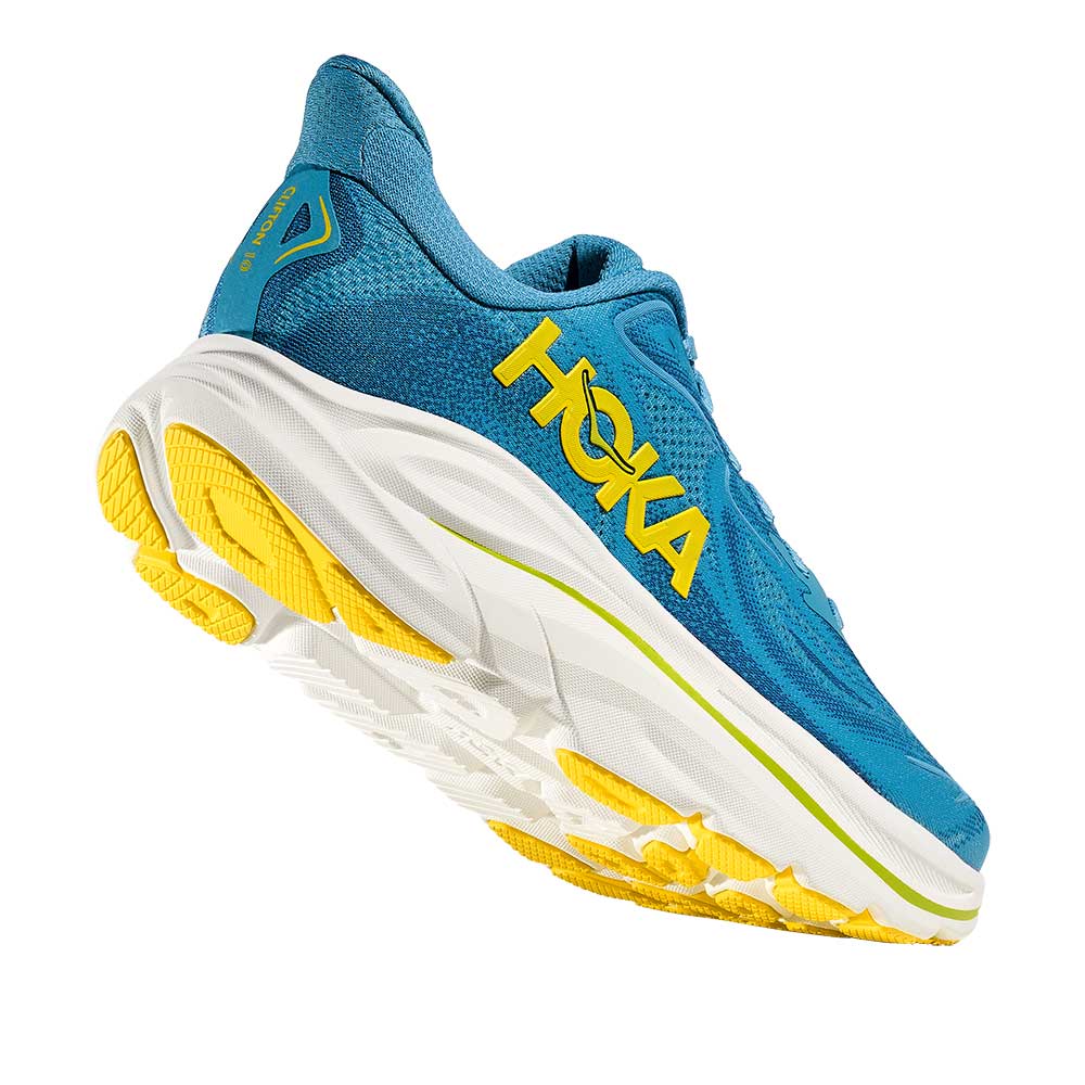 Men's Clifton 10 Running Shoe - Alpine Blue/Foggy Night - Wide (2E)