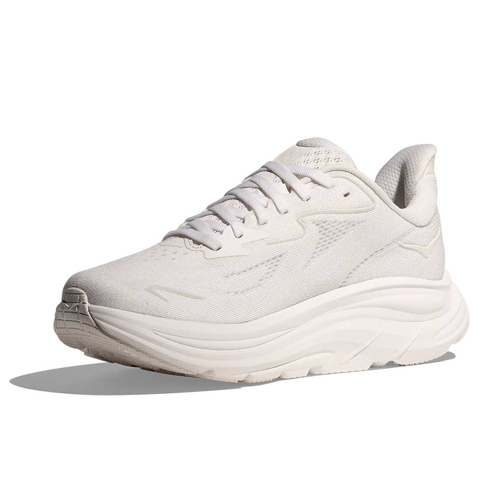 Women's Clifton 10 Running Shoe - White/White - Regular (B)