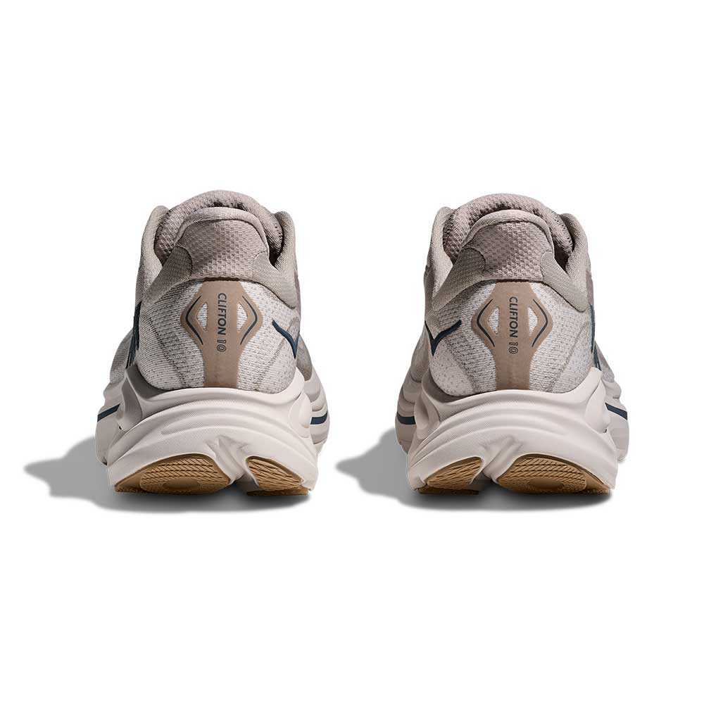 Men's Clifton 10 Running Shoe - Putty/Grout - Extra Wide (4E)