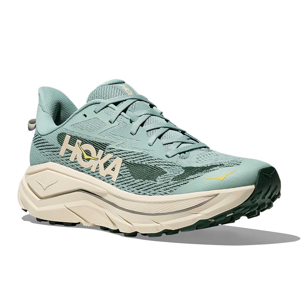 Men's Challenger 8 Trail Running Shoe - Jade/Truffle Salt - Wide (2E)
