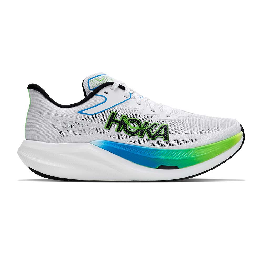 Rocket X 3 Running Shoe - Frost/Electric Lime - Regular (D